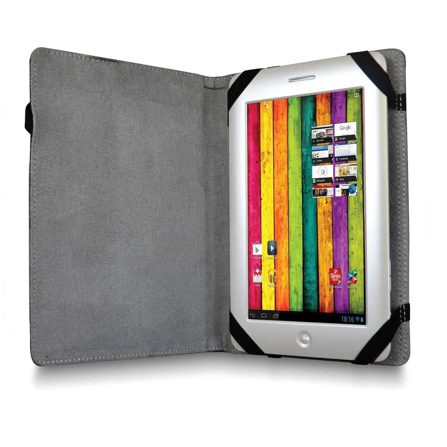 Port Designs Housse universelle noir pour tablette jusqu'à 7" Tulum Port Designs