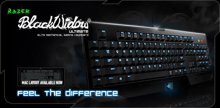 RAZER clavier BlackWidow Ultimate gaming backlit keys RAZER
