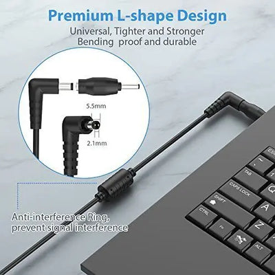 Tecin 90W Chargeur universel PC pour Ordinateur Portable HP Lenovo Asus Acer SAMSUNG APPLE Gan