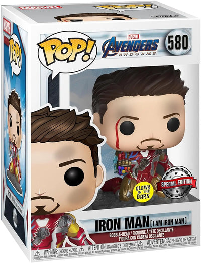 Figurines jouets 0889698470964 Figurine Funko POP! - Avengers Endgame - I Am Iron Man - n°580 POP
