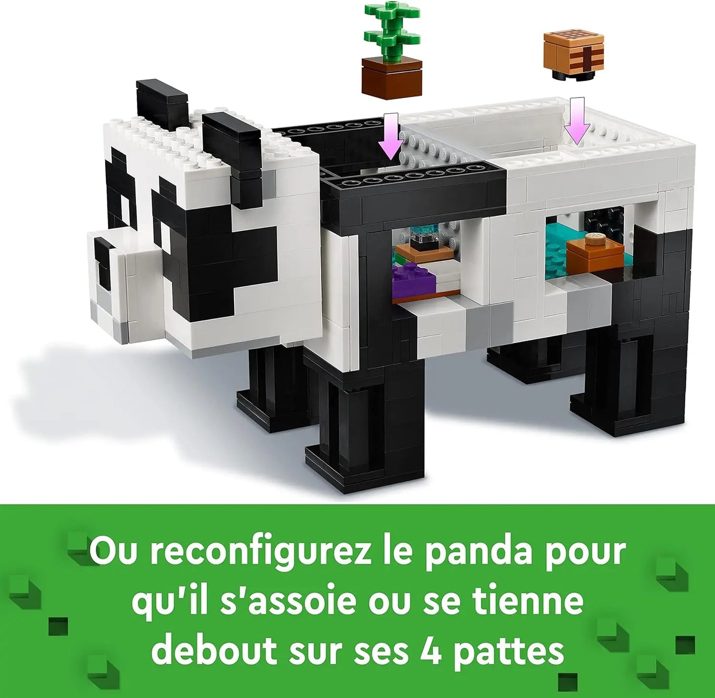 lego 21245 Le refuge Panda Lego Minecraft lego