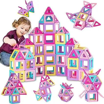 jouet pour enfant 38pcs Jeu Bloc de Construction Magnétique Enfant Cadeaux D'anniversaire de Noël pour 3 4 5 6 ans Filles Garcons amazon