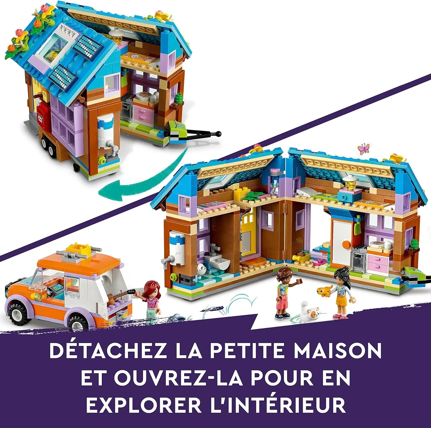 jouet pour enfant 41735 LEGO Friends La mini Maison mobile Bayer Design