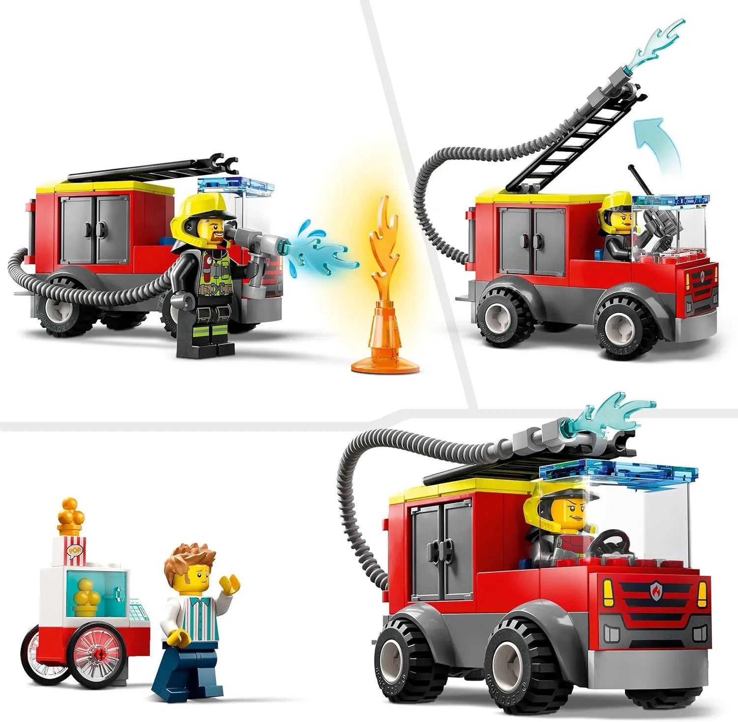 jouet 60375 Lego City La Caserne et le camion des pompiers lego