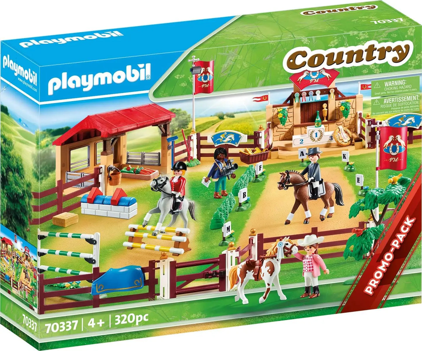 jouet 70337 Playmobil Country Centre d'entraînement pour chevaux playmobil