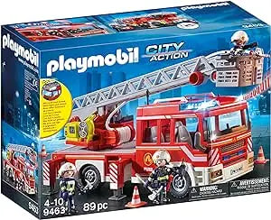 Voiture 71233 Camion de pompiers avec grande échelle Playmobil City Action amazon