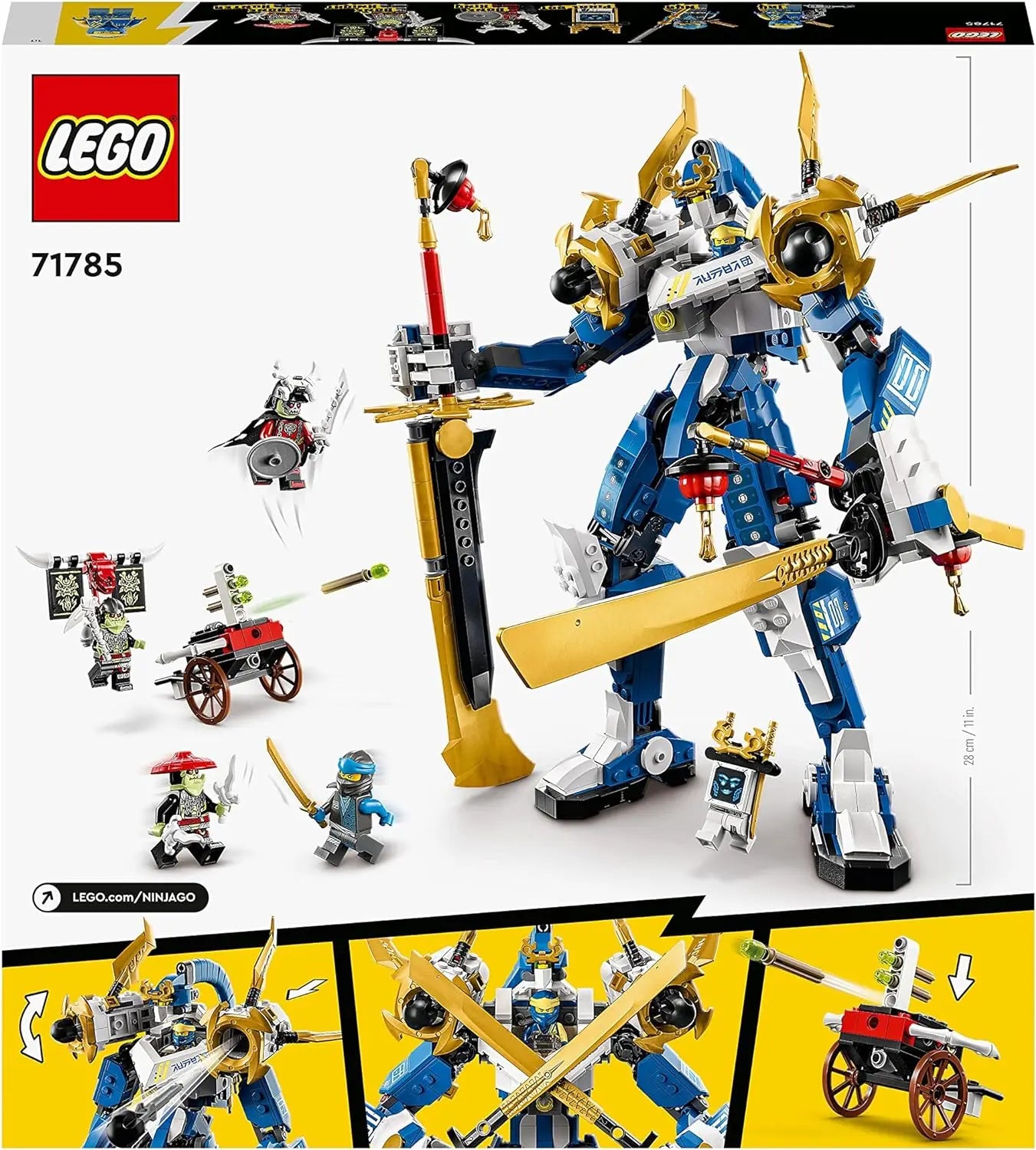 jouet pour enfant 71785 Lego Ninjago Le Robot Titan de Jay Paw Patrol