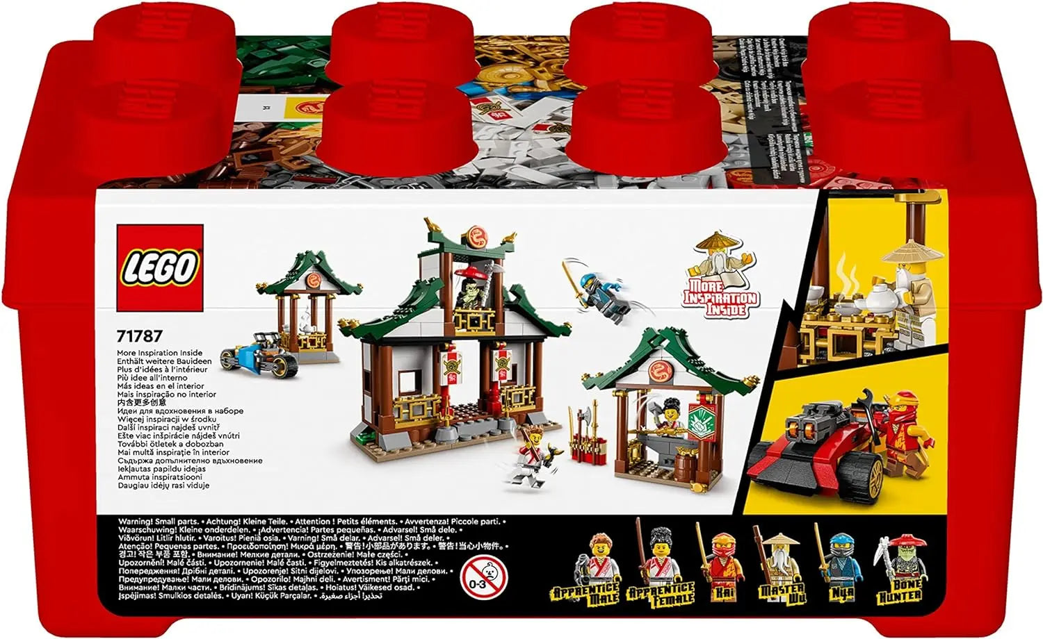 jouet pour enfant 71787 LEGO Ninjago La Boîte de Briques Créatives Ninja DJI