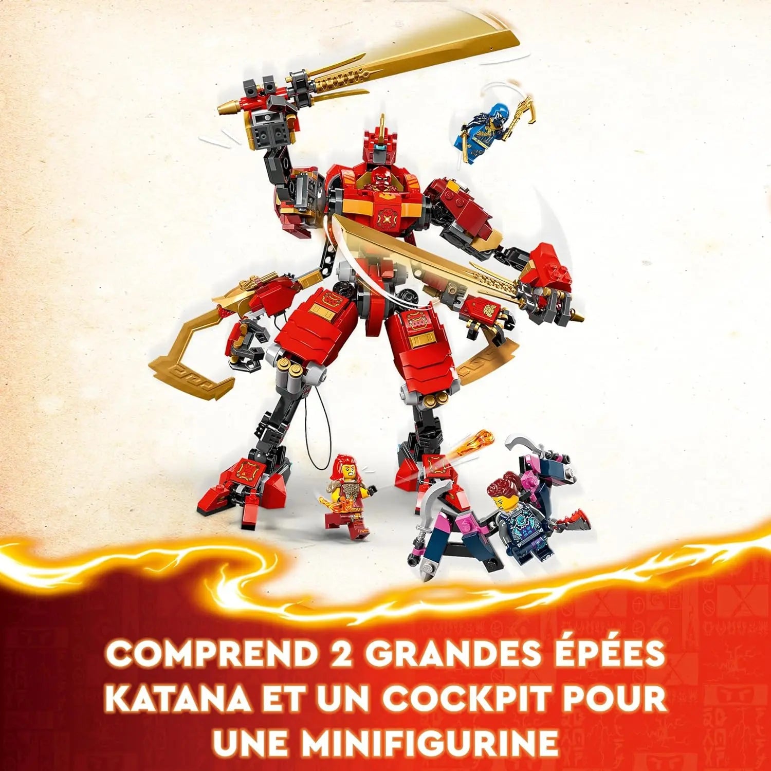 lego 71812 LEGO Ninjago Le robot grimpeur ninja de Kai lego