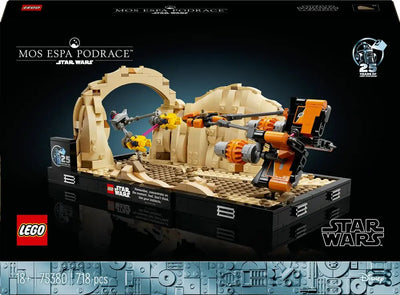 jouet 75380 Lego Star Wars Diorama de la course de podracers de Mos Espa lego