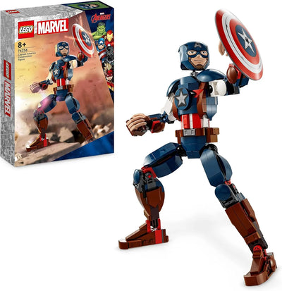 lego 76258 LEGO Marvel La Figurine de Captain America LEGO