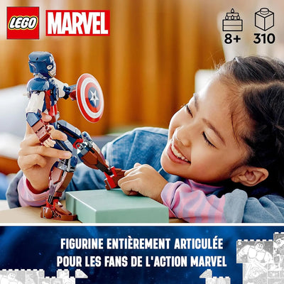 lego 76258 LEGO Marvel La Figurine de Captain America LEGO