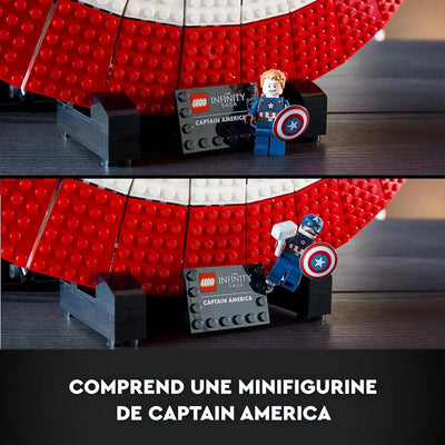 jouet pour enfant 76262 LEGO Marvel Le Bouclier de Captain America Treasure X