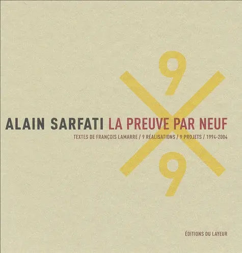 livre Alain Sarfati - La preuve par neuf François Lamarre