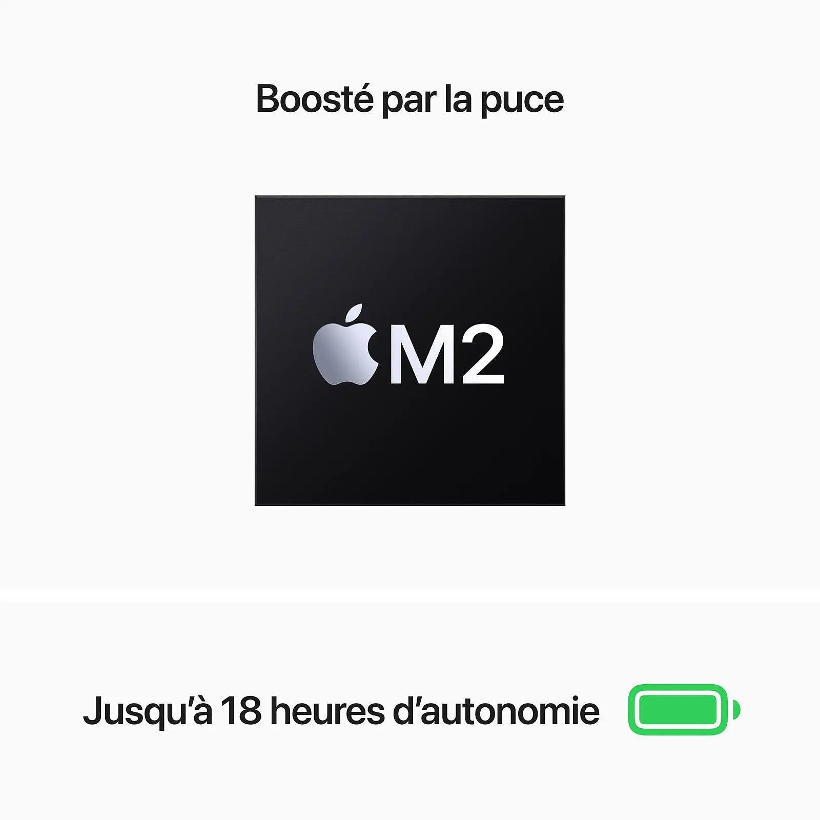 Apple 2023 MacBook Air Portable avec Puce M2 : Écran Liquid