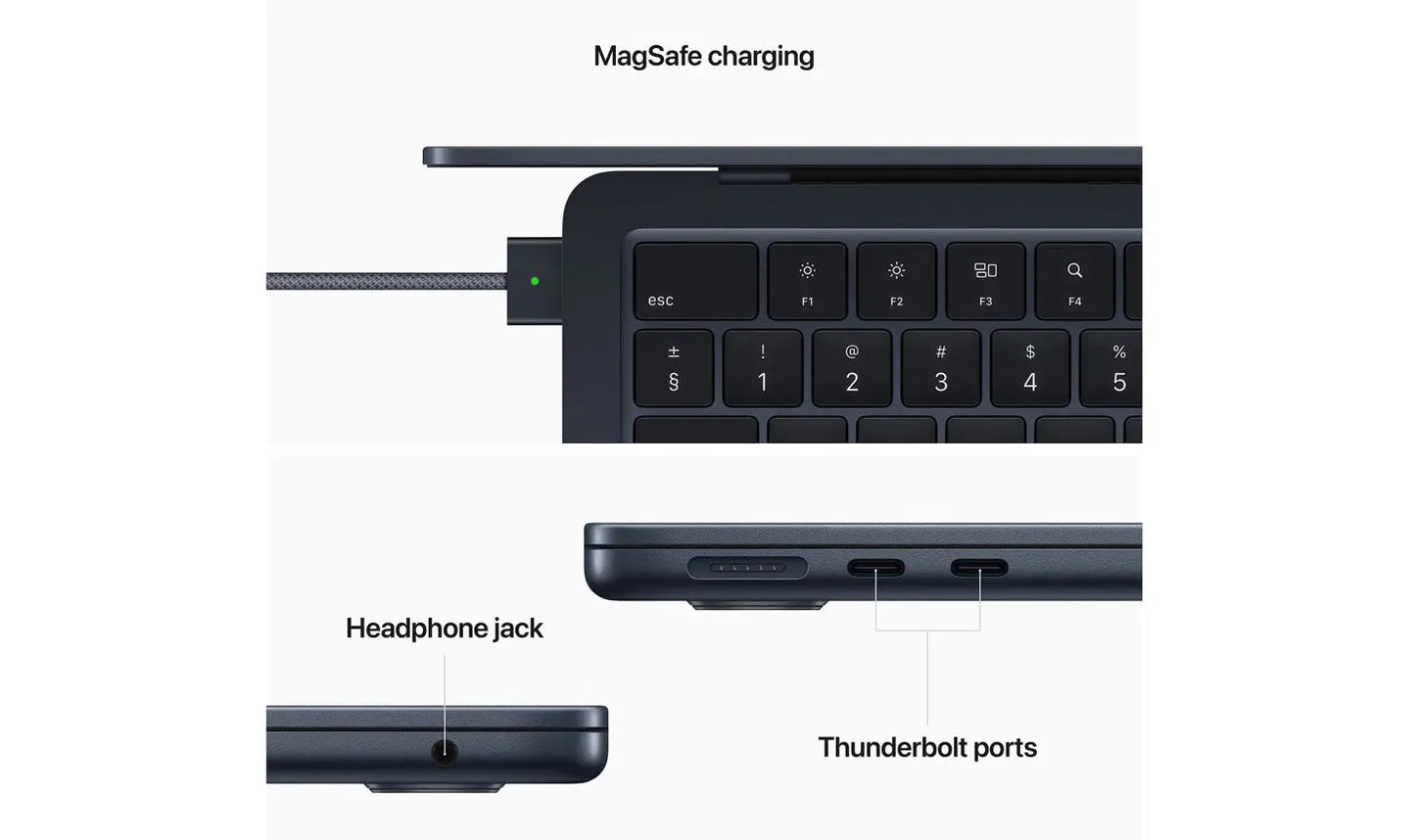 Apple MacBook Air (2023) Apple -- M2 -- 8GB/512 MLY43FN/A BLEU 0194253083580 APPLE