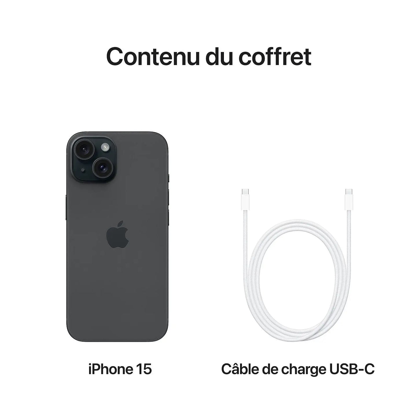 Apple iPhone 15 Plus 512 Go Noir MU1H3ZD/A APPLE