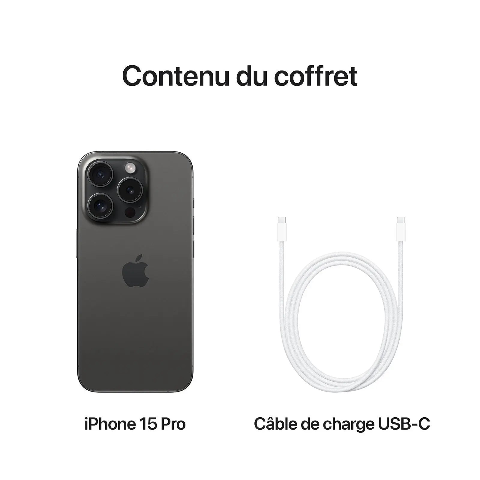 4% sur Apple iPhone 15 Pro 6,1 5G Double SIM 256 Go Noir Titanium