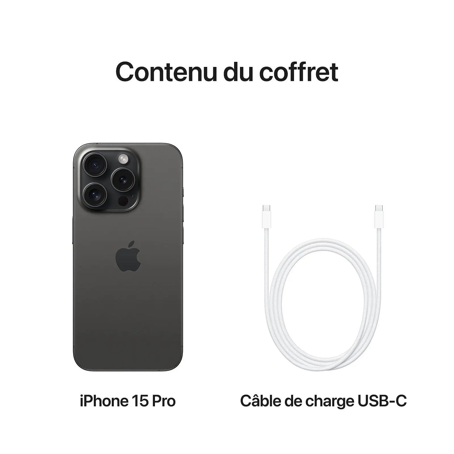 iphone 15 plus Apple iPhone 15 Pro Max 6,7" 5G Double SIM 256 Go Noir Titanium APPLE