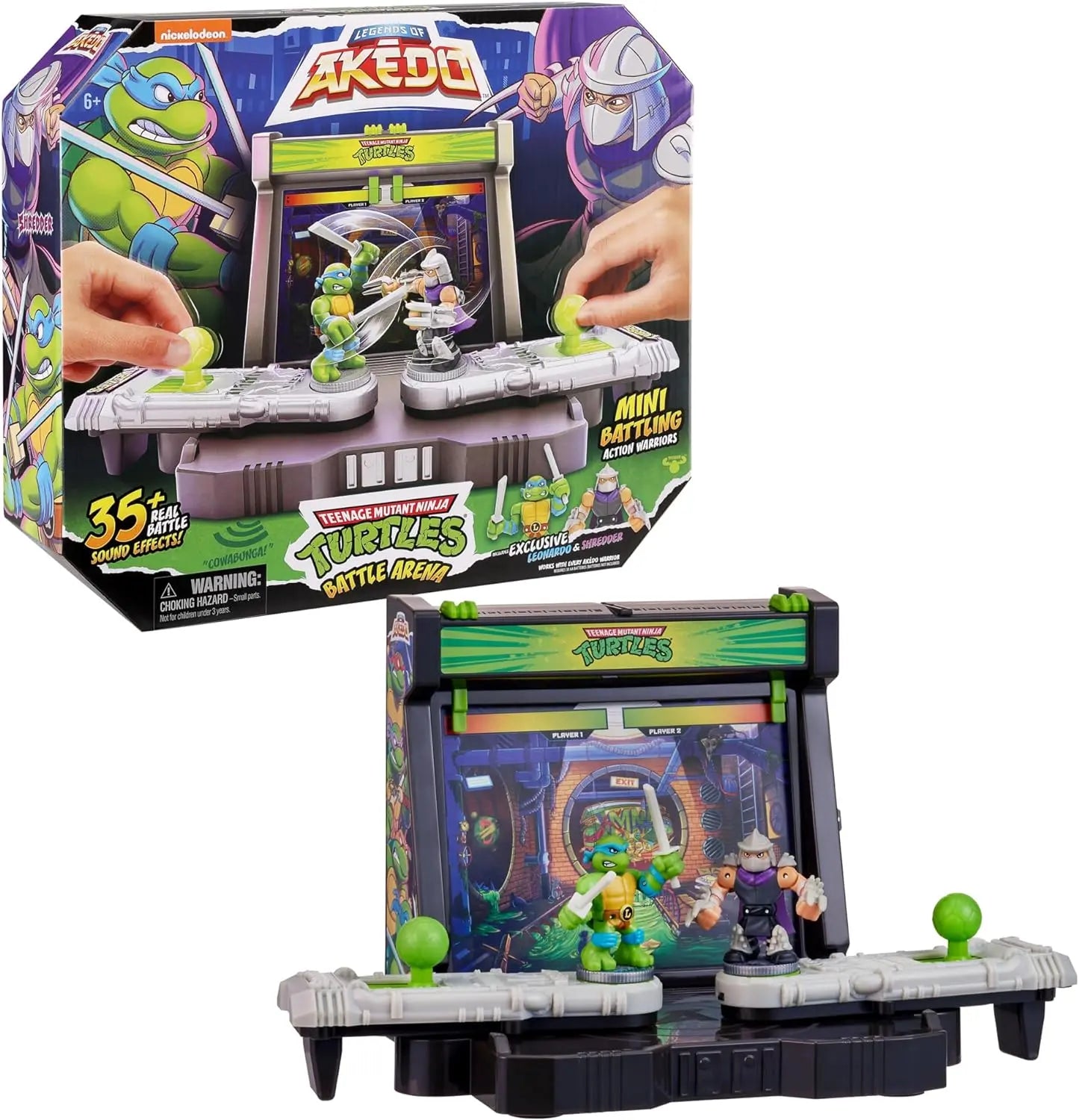 Jouetq pour enfant Arene de combat Tortues Ninja Akedo Akedo