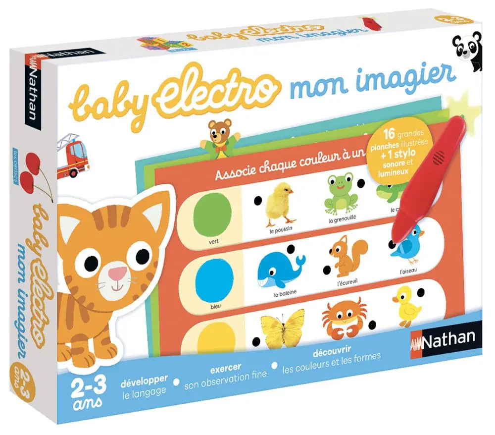 Jouet pour enfant Baby Electro Mon imagier Nathan baby electro