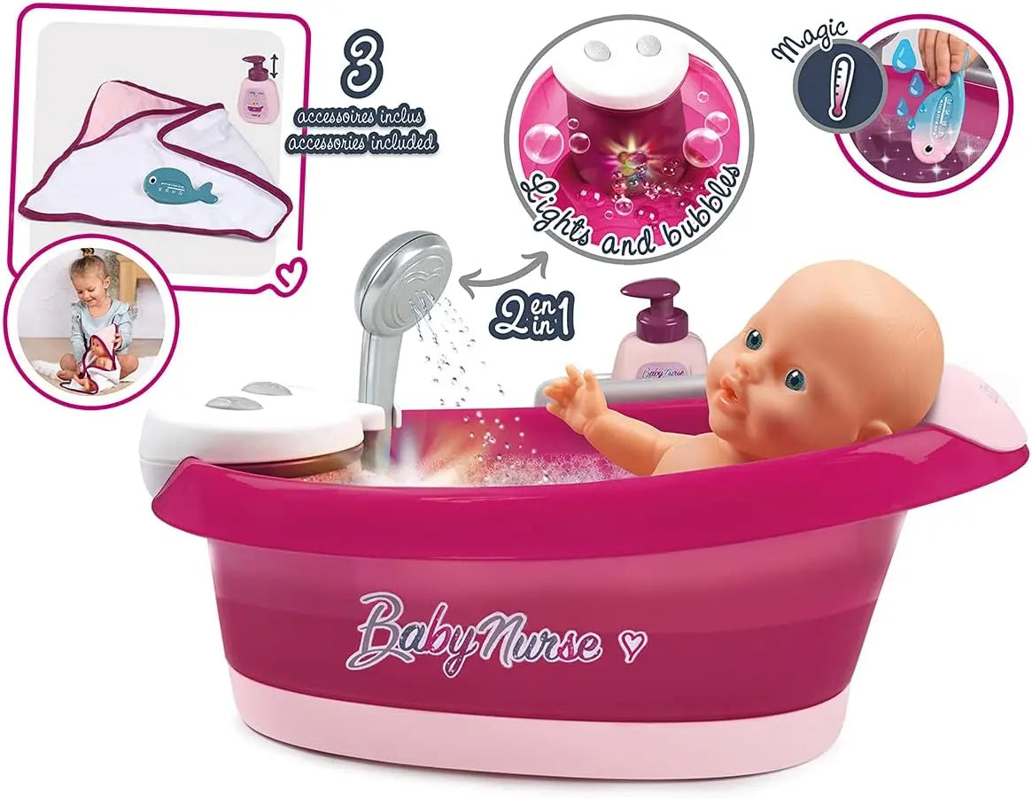 jouet Baby Nurse Baignoire Balneo Smoby