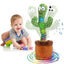 jouet Baby Toy Cactus Dancing and Repeats Talking Singing Dancing Talks Moves Singing Lighting Cactus Suitable 6 Months 1 Year Baby Interactive Plush Girl Fnac