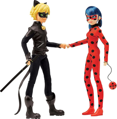 Bandai Miraculous Ladybug Pack de 2 poupées TECIN HOLDING