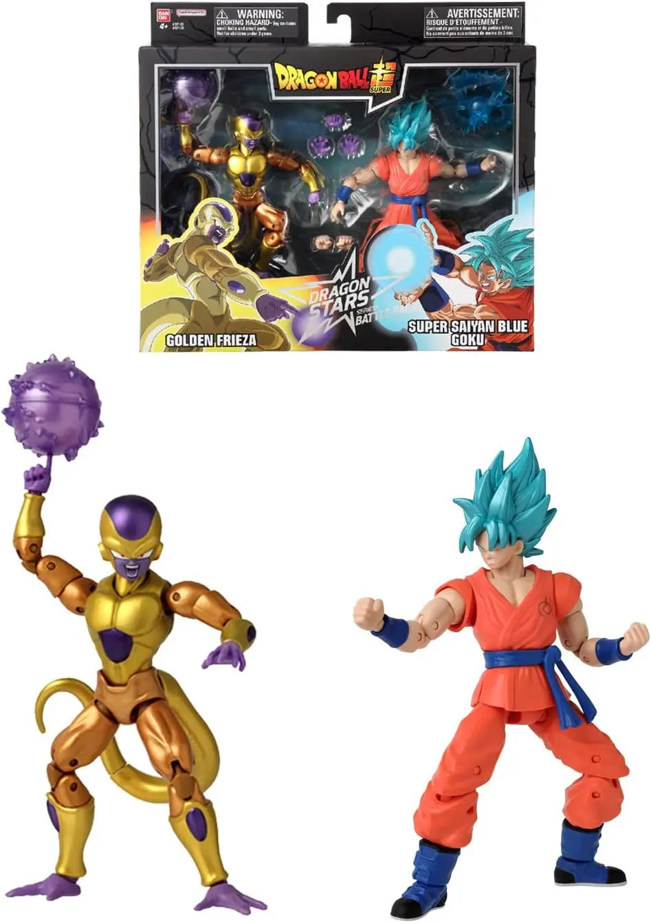 jouet pour enfant Bandai Pack 2 figurines Dragon Ball Stars Freezer et Goku Bandai