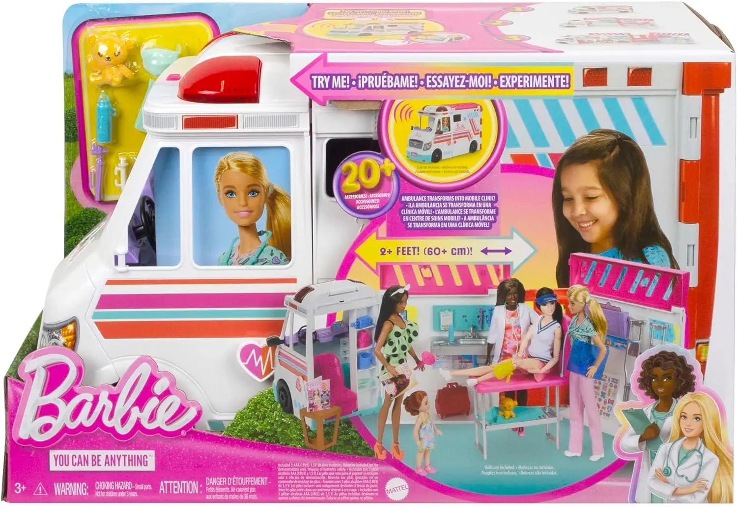 jouet pour enfant Barbie Ambulance, Poupée Silverlit