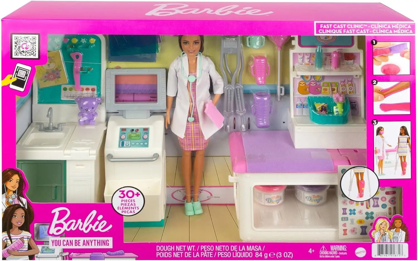 Jouet Barbie Barbie Coffret Clinique de Barbie Barbie