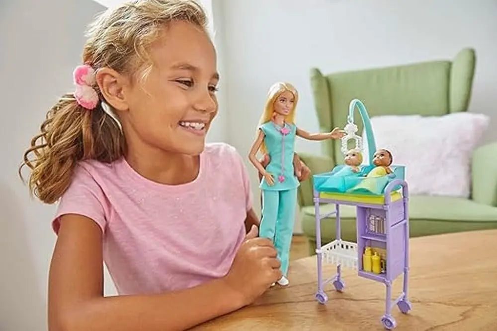 jouets Barbie Pédiatre Blonde lego