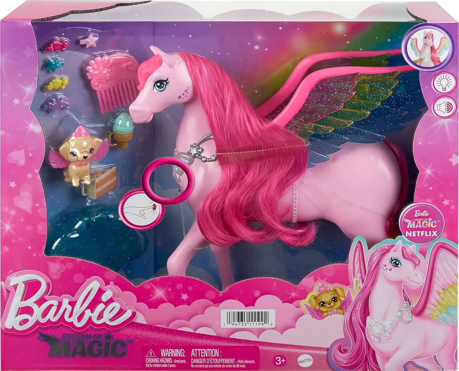 jouet pour filles Barbie Pegasus Mattel Games