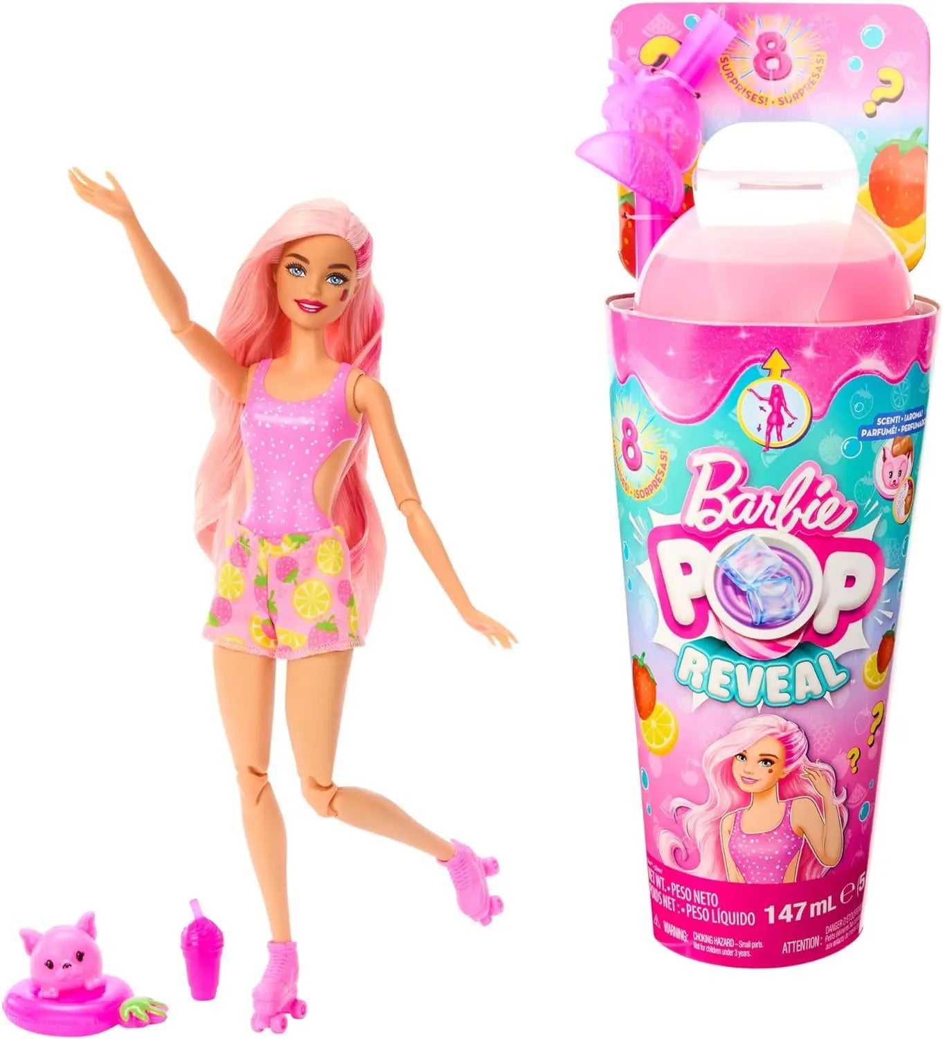 barbie Barbie Pop Reveal Fraise Mattel Games