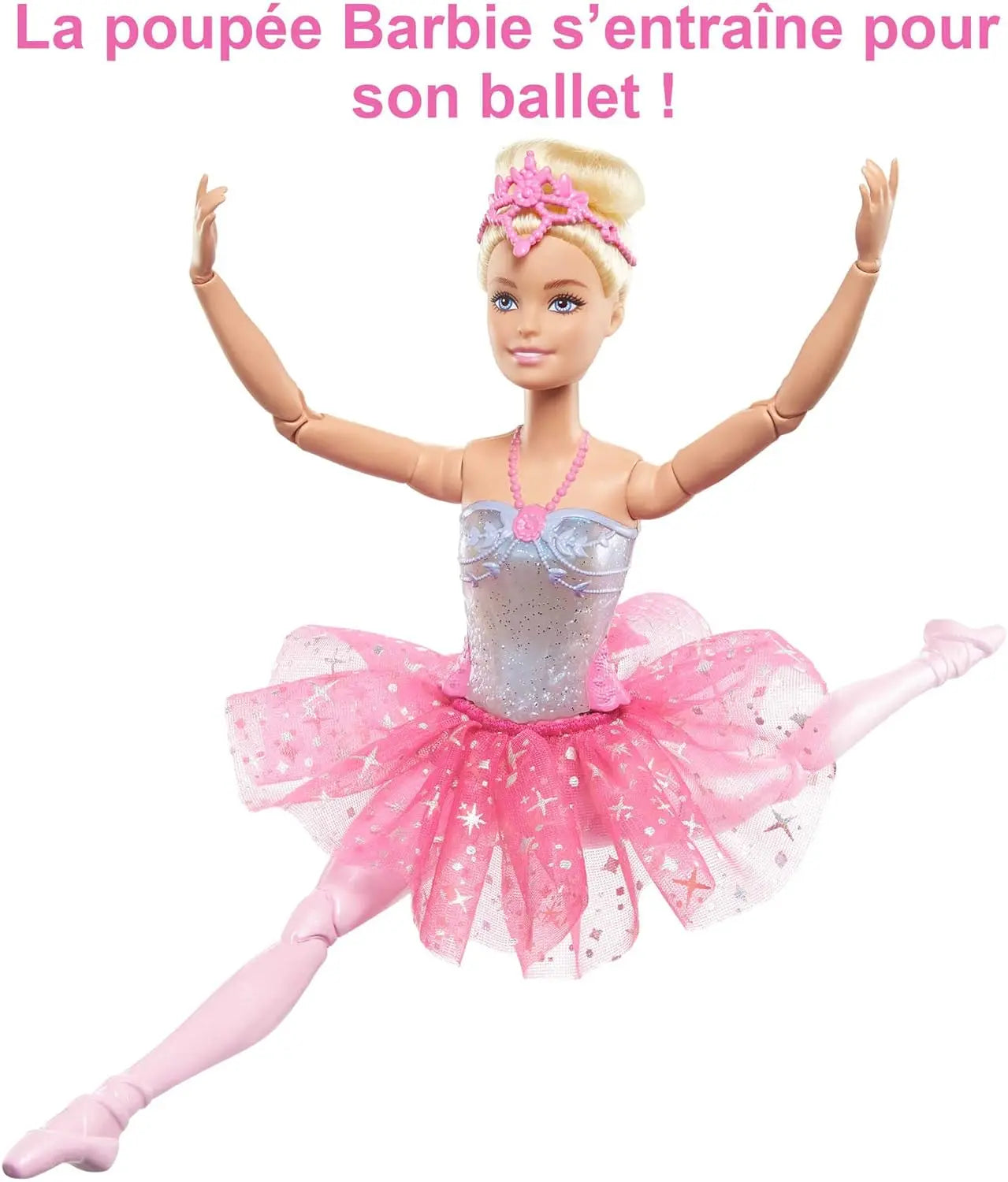 jouet pour filles Barbie Poupée Ballerine Lumières Magiques Mattel Games