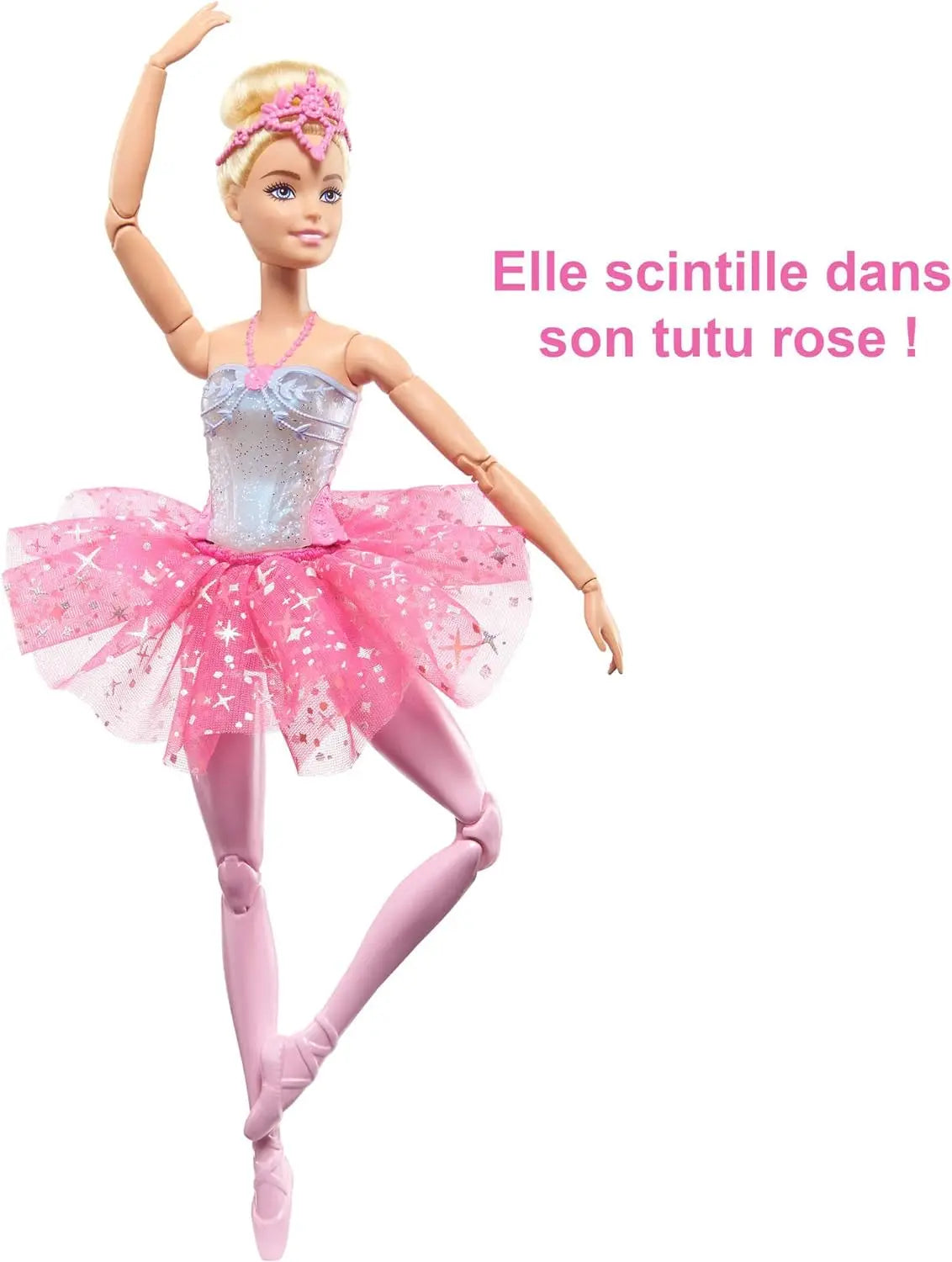 jouet pour filles Barbie Poupée Ballerine Lumières Magiques Mattel Games