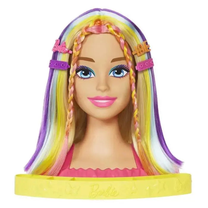 jouets pour enfant Barbie Tête à coiffer blonde Cdiscount