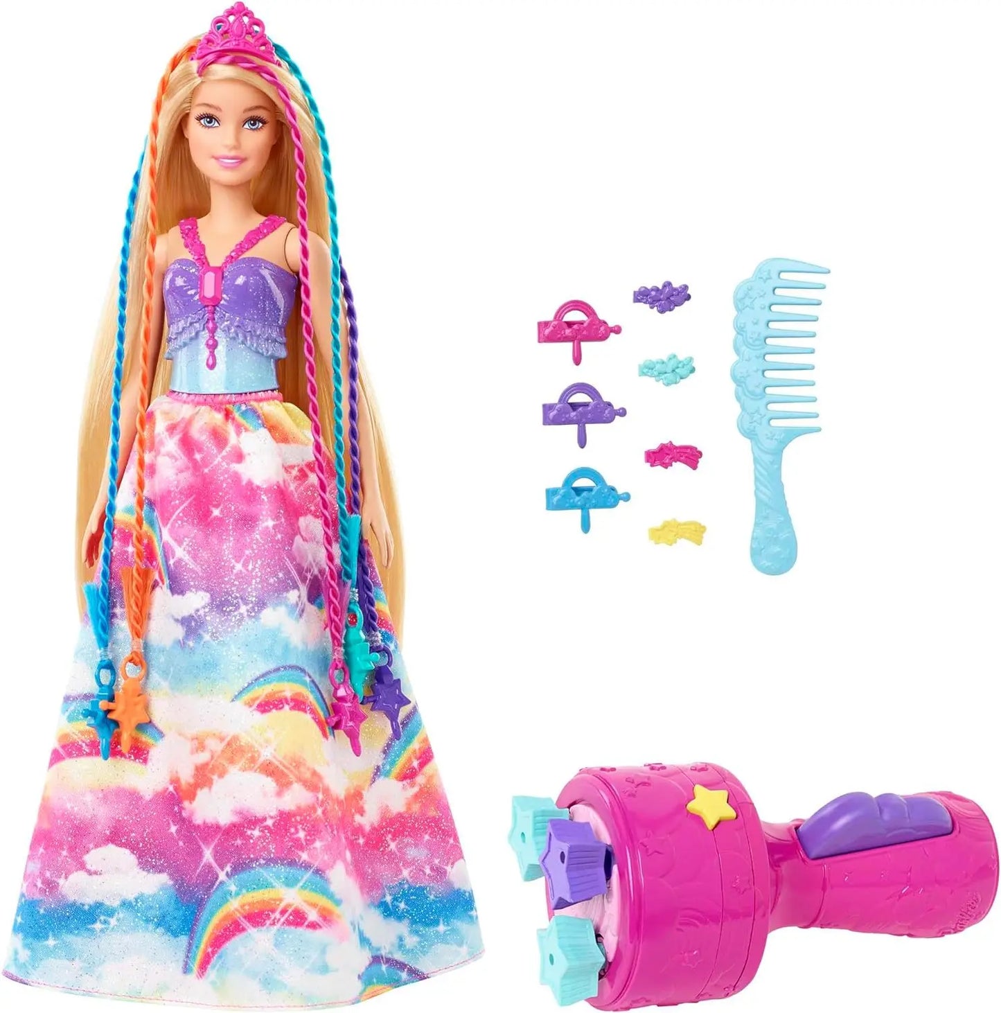 jouet pour filles Barbie Tresses Magiques Poupée amazon