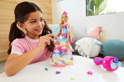 jouet pour filles Barbie Tresses Magiques Poupée amazon