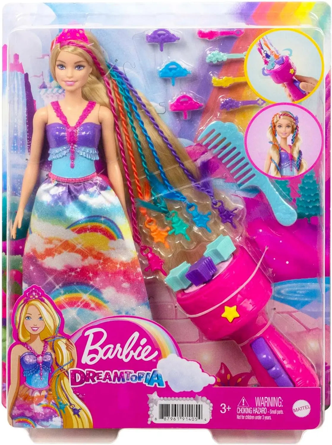 jouet pour filles Barbie Tresses Magiques Poupée amazon