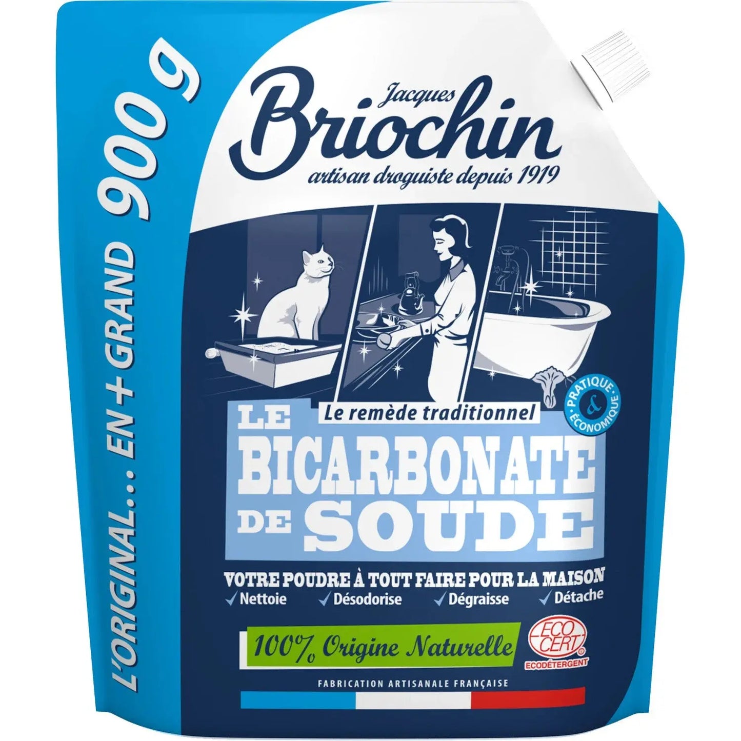hygiene Bicarbonate de soude 900g Briochin