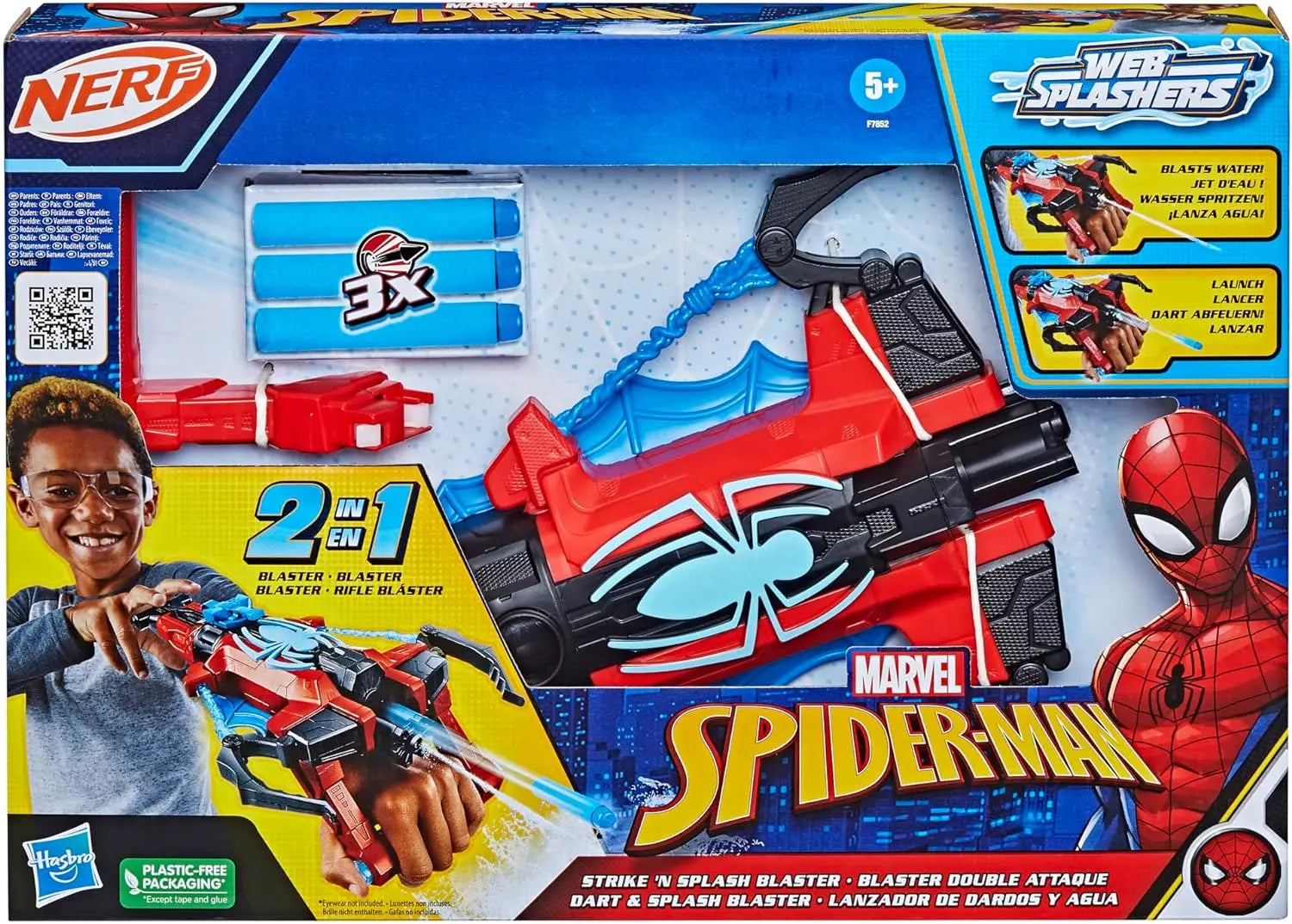 jeux Blaster Double attaque Spider-Man Hasbro