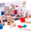 Jeu de construction Bâton / Bloc de Construction Magnétique Montessori | Jouet Éducatif | Royaume Montessori, 32 pièces Dorjee