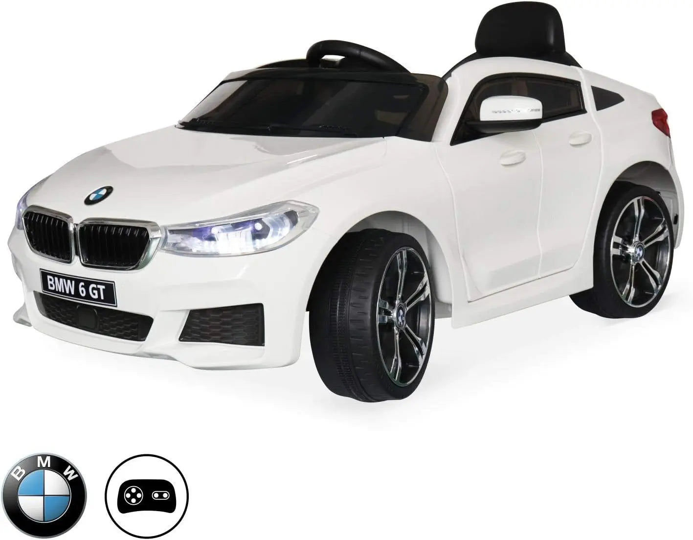 jouet pour enfant Bmw Série 6 GT voiture électrique pour enfants 12V 4 Ah. 1 place. avec autoradio et Maisto