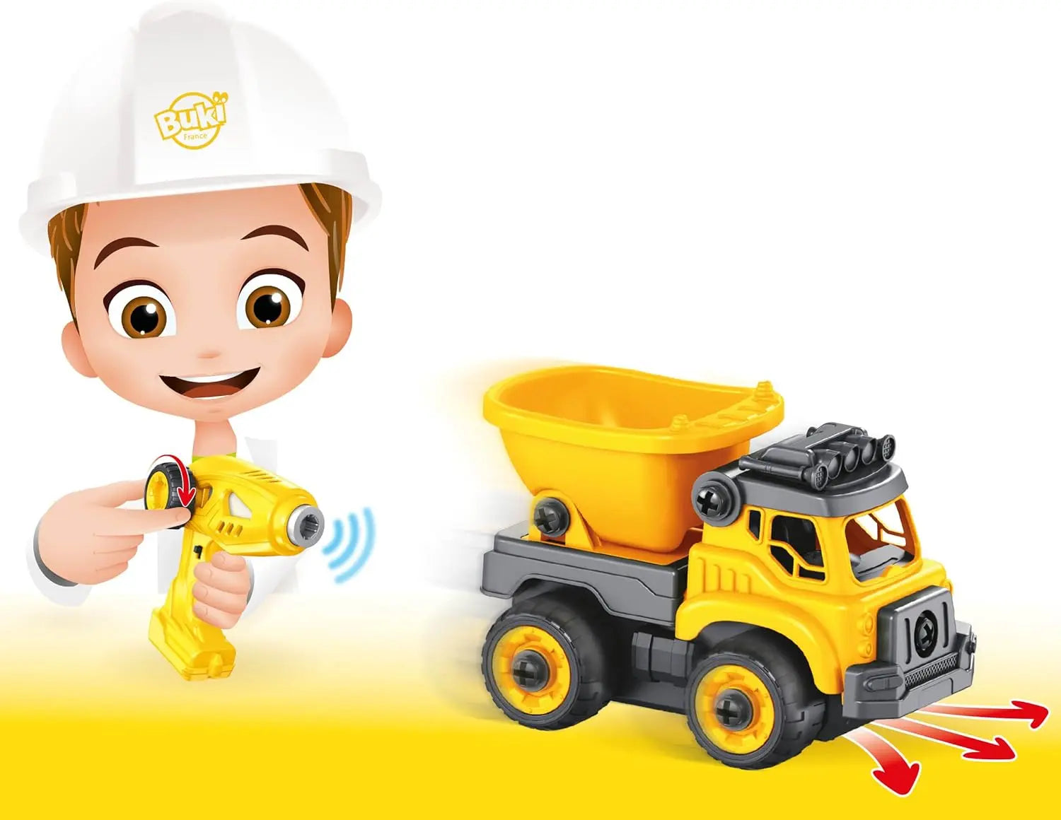 jouet pour enfant Buki Camion de chantier Schleich