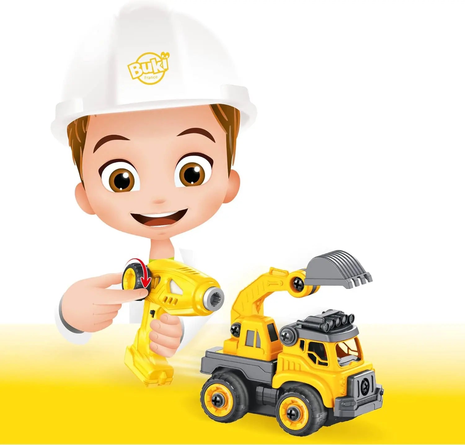 jouet pour enfant Buki Camion de chantier Schleich