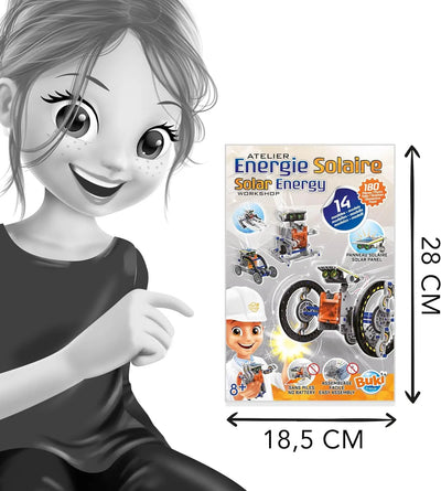 jouet pour enfant Buki Energie solaire 14 en 1 inna