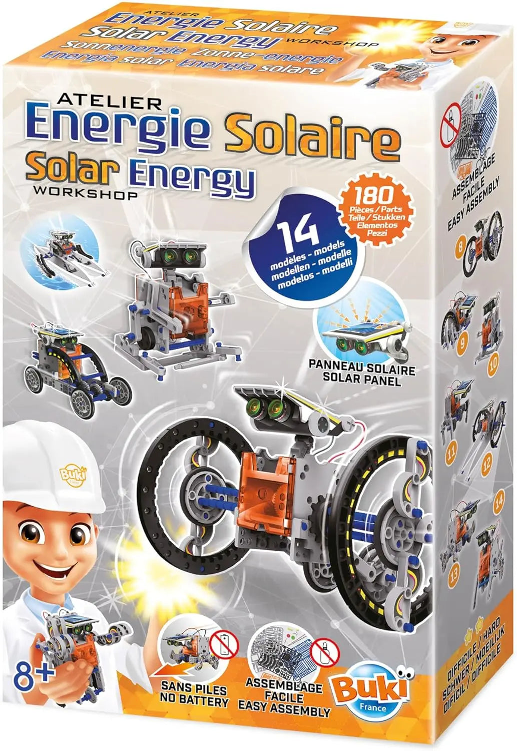 jouet pour enfant Buki Energie solaire 14 en 1 inna