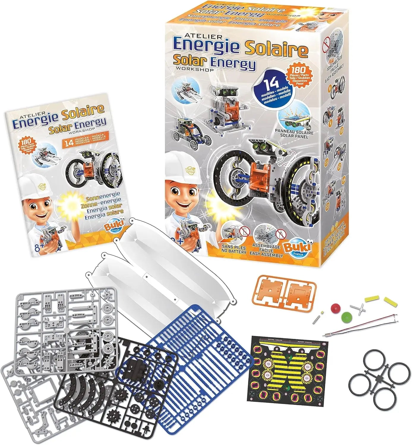 jouet pour enfant Buki Energie solaire 14 en 1 inna