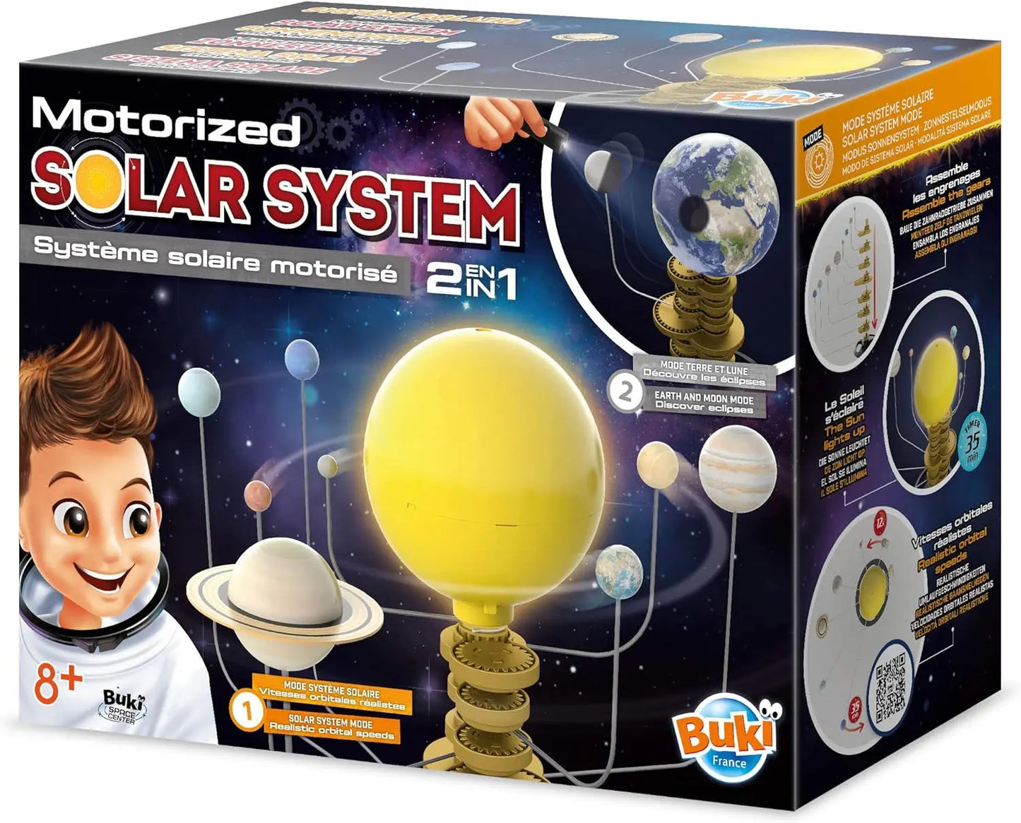 Jouetq pour enfant Buki Système solaire motorisé Buki